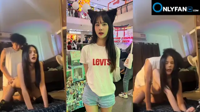 คลิปหลุดvk ไทย น้องอากิสาวตัวเล็กงานดีตั้งกล้องถ่ายตอนโดน ผัวจับกระแทรกหีท่าหมา หน้ากระจก ซอยรัวๆจนน้ำแตก ครางลั่นห้อง